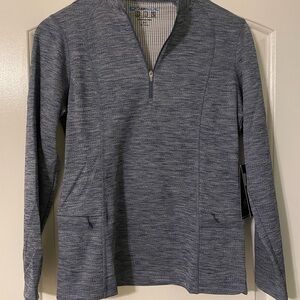 IBKUL Blue and White Patterned Shirt